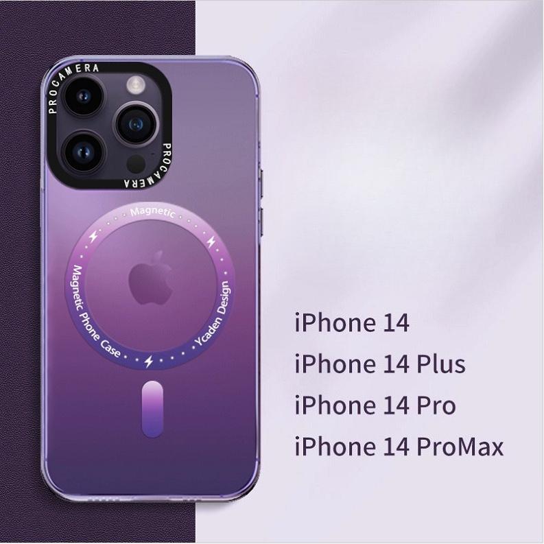 Anwendbar auf Apple 16Pro Magnetische Lade-Handyhülle Matt Gradient IPhone 15 Hoher Wert Sturzsicher 14 Schutzhülle