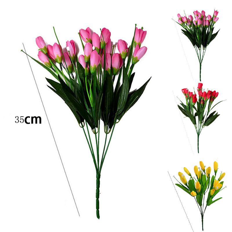 Luxurious 18 Heads Artificial Magnolia Bouquet For Elegant Home And Garden Decor
