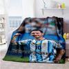 Messi 210 Customize Text Blanket Throw Personalized Blanket Ultra-Soft Great for Bedding Living Room Nap Bed Four Seasons Universal