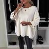 2024 Autumn Women's Round Neck Casual Knitted Top