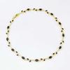 Multicolour Zircon Necklace Light Luxury Crystal Leaf Necklace Elegant Vine Necklace  Women Girls