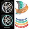 Auto Wheel Decoration Accessories Tire Strips Motorbike  Decals Reflective Rim Tape Wheel Sticker