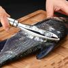 Küchenzubehör Edelstahl Fischschuppen Schabreiben Schnelles Entfernen von Fischreinigung Schäler Schaber Fischgräten Pinzette Werkzeug Gadge