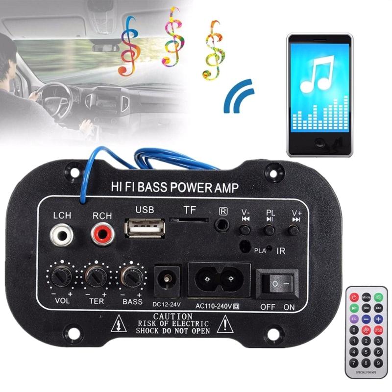 Car Audios Wireless BT Amplificador HiFi Bass DIY Power Amplifiers Modules