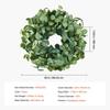 Artificial Decorative Wreath 26 In Green Eucalyptus Leaves Year Round