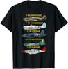 WK2 Flugzeuge Warbirds Kriegsflugzeuge Militärisches Geschenk Unisex T-Shirt
