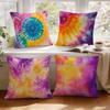 Housses de coussin Tie-Dye Taie d'oreiller Décor d'inspiration fantastique Pour votre maison Housse de coussin de canapé Salon Lit Voiture Décor