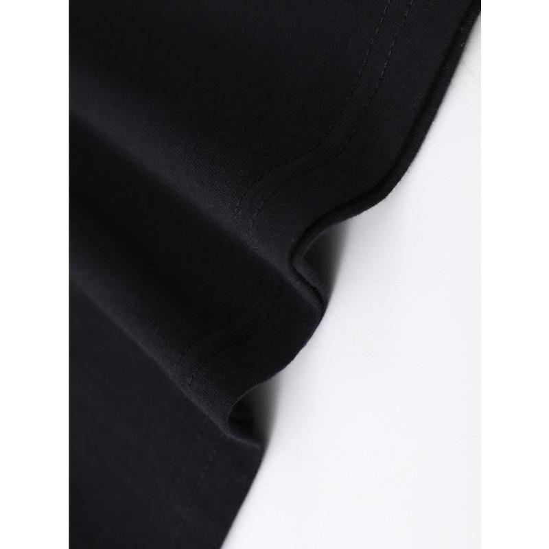 Simple and Stylish Gesture Pattern Print, Men's Round Neck Short Sleeved T-shirt, Comfortable and Breathable Casual Top Suitable for Spring and Summer