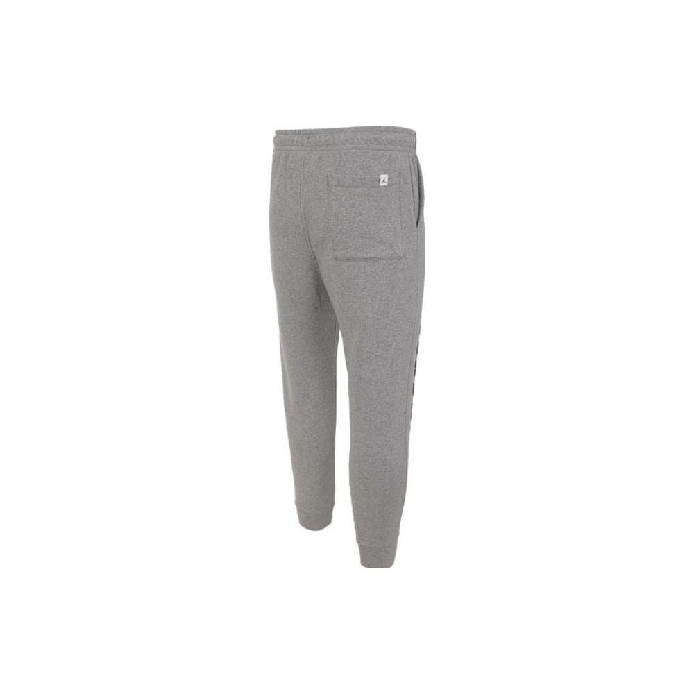 Jordan Logo Letter Print Cuffed Fleece Thick Windproof Warm Knitted Sports Pants Men Pants Light-Gray FD7468-091