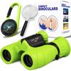 8X Binoculars for Kids Magnifying Glass & Compass Set Telescope Toy for Baby Boys & Girls Kids Binoculars Gifts for Boys Girls