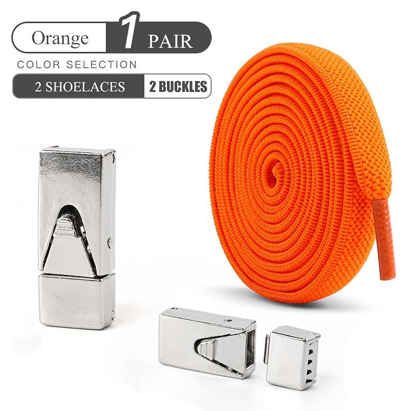 1 Paar 8mm Schoenveters Zonder Strikken Drukknop Schoenveters Zonder Strikken Elastische Veters Sneakers Kinderen Volwassenen Verbreed Plat Schoenvetertje voor Schoenen