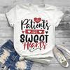 Men's and Women's T-shirts My Patients Are Sweet Hearts Nurse Gift Valentine