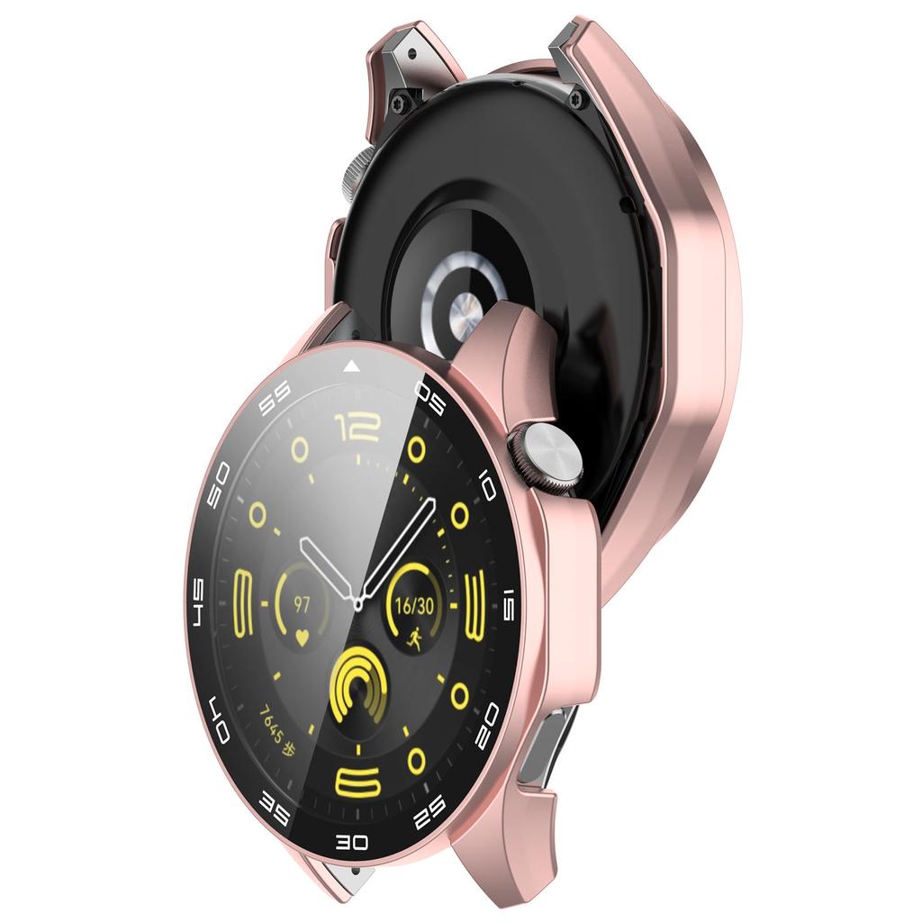 Full Protective Glass Case For Huawei Watch GT 4 46mm Smartwatch Screen Protector Cases Cover Shell +Tempered Glass Film 2in1