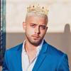 European and American Fashion Alloy Crystal Crown Men, Birthday Party Ball Men's Crown, Headgear Crown Accessories