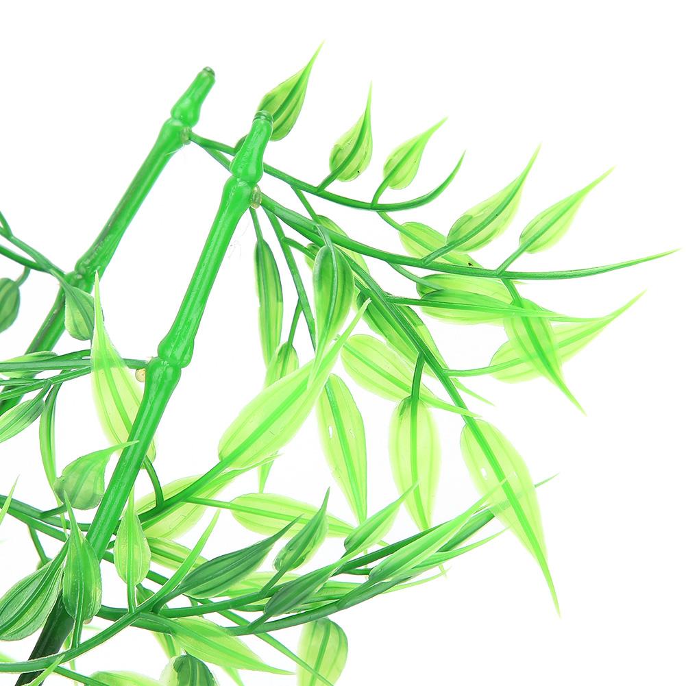 Aquarium Artificial Vivid Simulation Bluestone Bamboo for Fish Water Plants Landscape Decoration