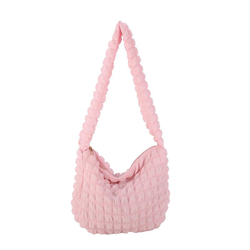 Neue Damenhandtasche, ausländischer Stil, große Wolken-Tasche, Blasen-Tote-Bag, Pendler-Nische, plissierte lässige Puff-Schultertasche.
