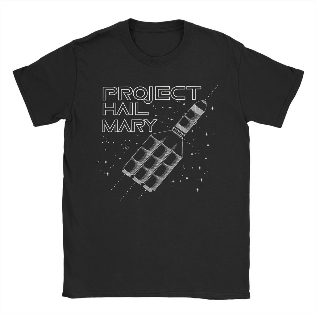 All Seasons Project Hail Mary SciFi Movie T Shirt For Unisex  Pure Cotton Tee Shirt Short Sleeve Tops
