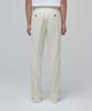 Musinsa Standard Semi-Wide Slit Hidden Banding Slacks [Cream]