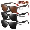 Stylish Vintage Square Unisex Driving Fishing Sun Glasses Anti-Glare Eyeglasses Men Women Luxury De-signer Sun Glasses UV400