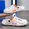 Fashion Men Clogs White Outdoor Platform Garden Slippers House Casual Slides Soft Sole Light Beach Slippers