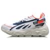 Li Ning Butterfly Lite Butterfly Non Slip Lightweight Low Top Chunky Sneakers Men's White AGLP093-1