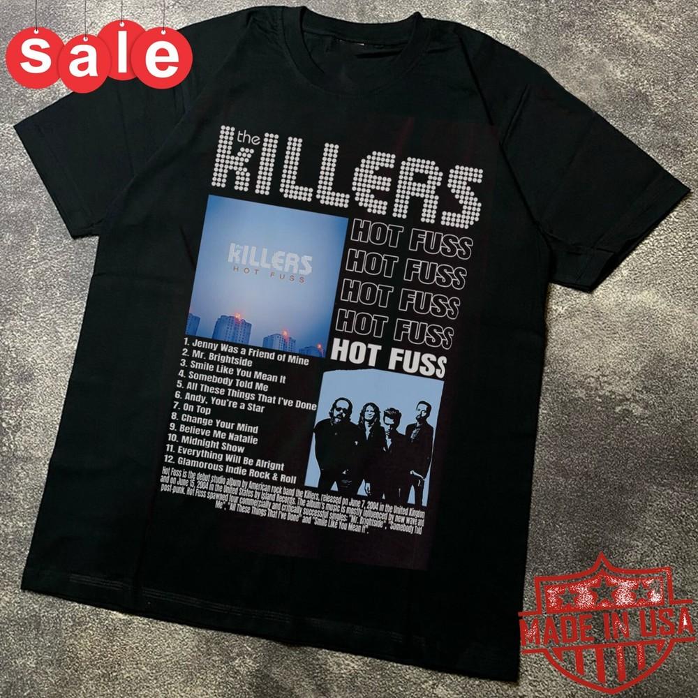 Ny The Killers Hot Fuss Album Gåva Till Fans Unisex S-5XL T-shirt 1LU646