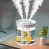 Een aroma-mistbevochtiger met grote capaciteit, drie snelheden USB, ultrastille ultrasone werking, drie instelbare miststanden