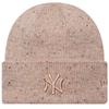 Damen Glitzer Mütze New York Yankees Hut, Damen beige Kappe
