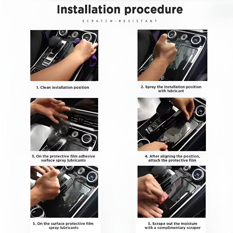 For BYD Song Pro 25 interior protection Dashboard Multimedia GPS Navigation Transparent Scratch-Resistant Film Modification