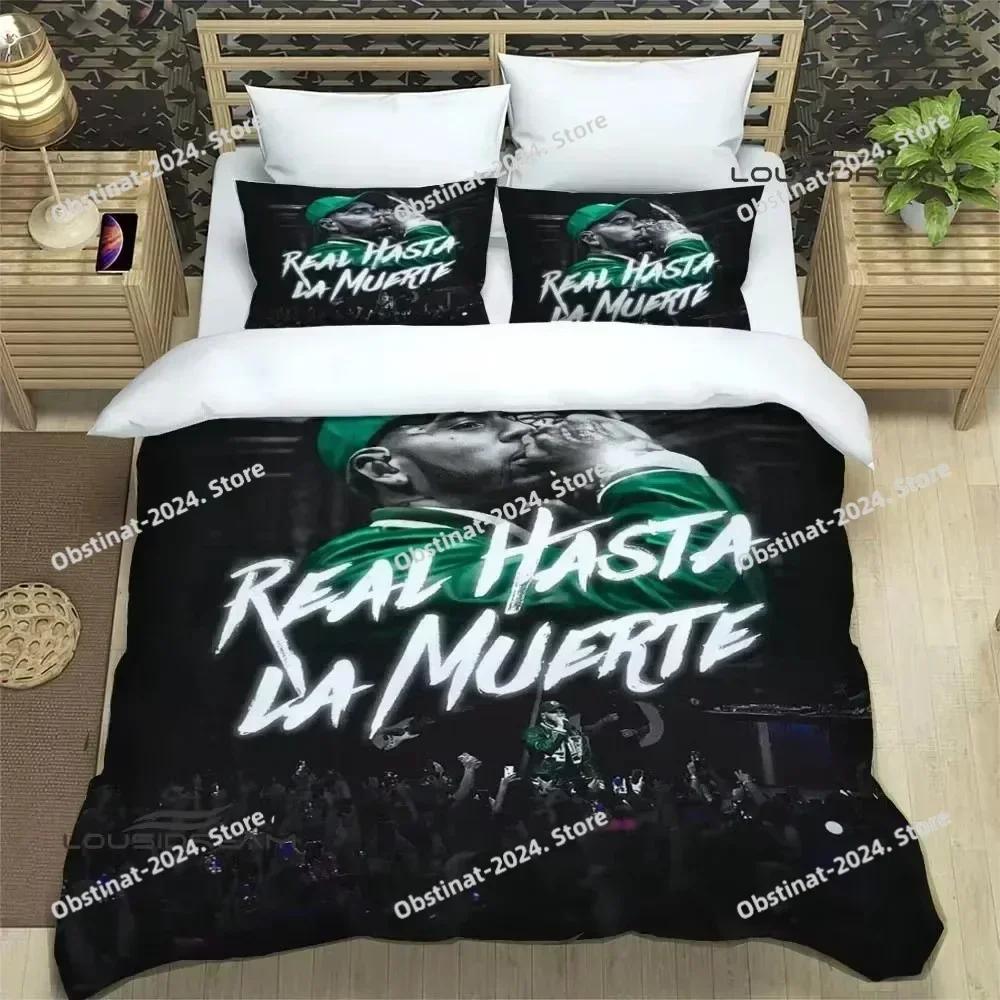 Rapper Anuel AA Printed Bedding Sets Exquisite Bed Supplies Set Duvet Cover Bed Comforter Set Bedding Set Luxury Birthday Gift