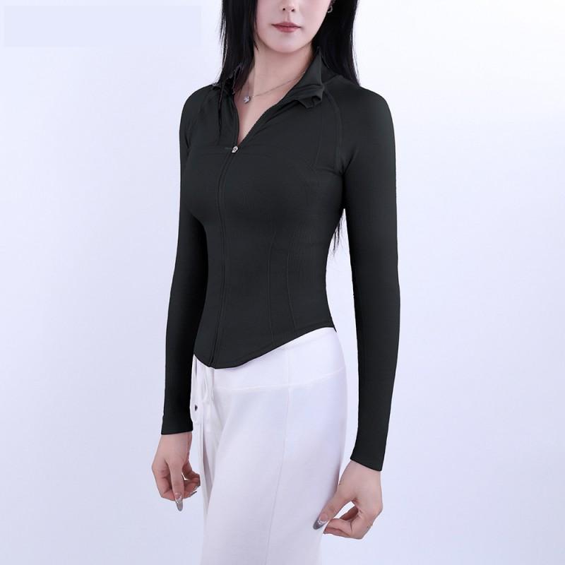 Womens Long Sleeve Compression Workout Top - Quick Dry Stretch Fitness Yoga Shirt Running Gym Dance Fall Winter