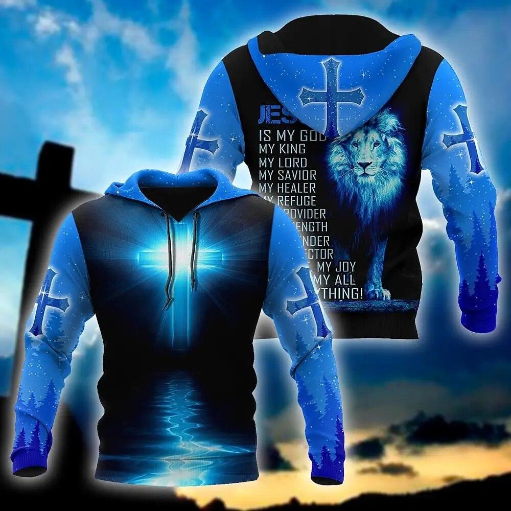Hanorac pentru bărbați, Iisus Hristos, Hanorac cu imprimare 3D, Primăvară, Toamnă, Designer de modă, Pulover casual, Îmbrăcăminte Y2k supradimensionată Stranger Things