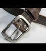 (Tochigi Leather) Tochigi Leather Belt for Men, Genuine Leather, Cowhide, Vegetable-Tanned Leather, Floral Pattern, Made with Tochigi Leather Co.,
