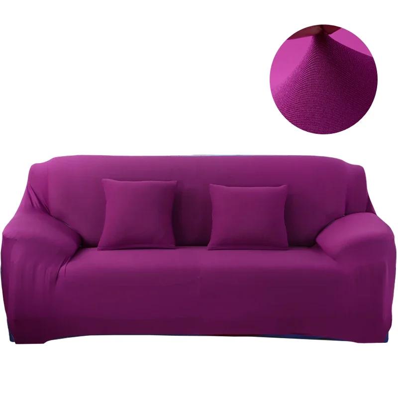 Solide Dehnbare Sofabezug Enge Passform All-Inclusive Sofabezug Für Wohnzimmer Funda Sofa Couchbezug Sesselbezug Elastisch Einfarbig
