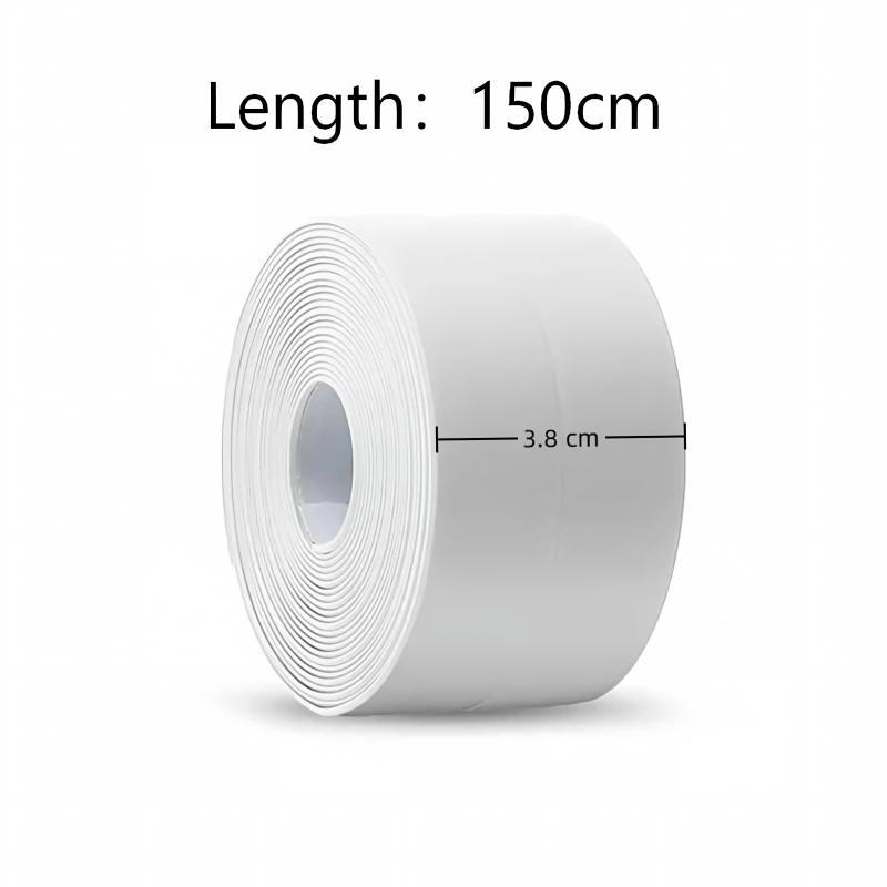 Aoifn Self Adhesive Caulk Tape, Waterproof Sealing Strip, Flexible Bathroom Bathtub Gap Cover, Kitchen Sink Edge Protector Tape