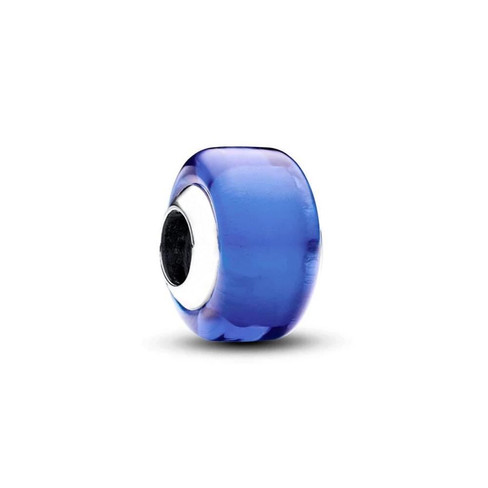 925 Silver Murano Glass Charms Fit Bracelets Round Murano Glass Charms Beads DIY Women Jewelry Gifts For Women