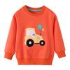 Sweat à capuche en coton unisexe pour enfants - Style européen et américain, Haut à manches longues Automne/Hiver