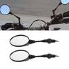 Voitures Pièces Auto Rétroviseur Latéral Moto Miroir Rond Durable Pièce Auto Moto 1 Paire Pliante