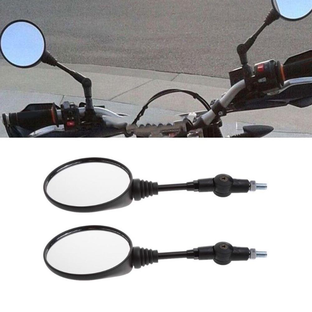 Voitures Pièces Auto Rétroviseur Latéral Moto Miroir Rond Durable Pièce Auto Moto 1 Paire Pliante