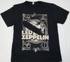 T-shirt Led Zeppelin Klasyczny Rock Plant Paige Bonham JPJ Koszulka Męska Czarna Nowa