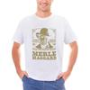 LeaHy Men's T-Shirts Merle Haggard Cotton T Shirt Short Sleeve Top Tee(1)