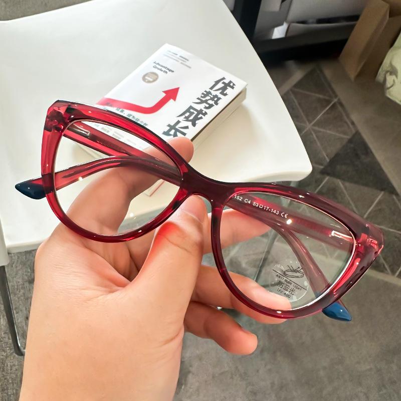 Vintage Cat Eye Reading Glasses Women Myopia Prescription Lens Anti Blue Light Eyewear Frame 1 0 To 4 0