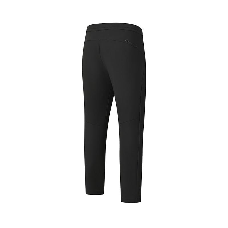 Fila AP. Dynamiskt Mode Enkel Enfärgad Ledig Dagligen Träning Mångsidig Bekväm Stickad Sportbyxa Herrunderdelar Djupsvart A61M541604FBK