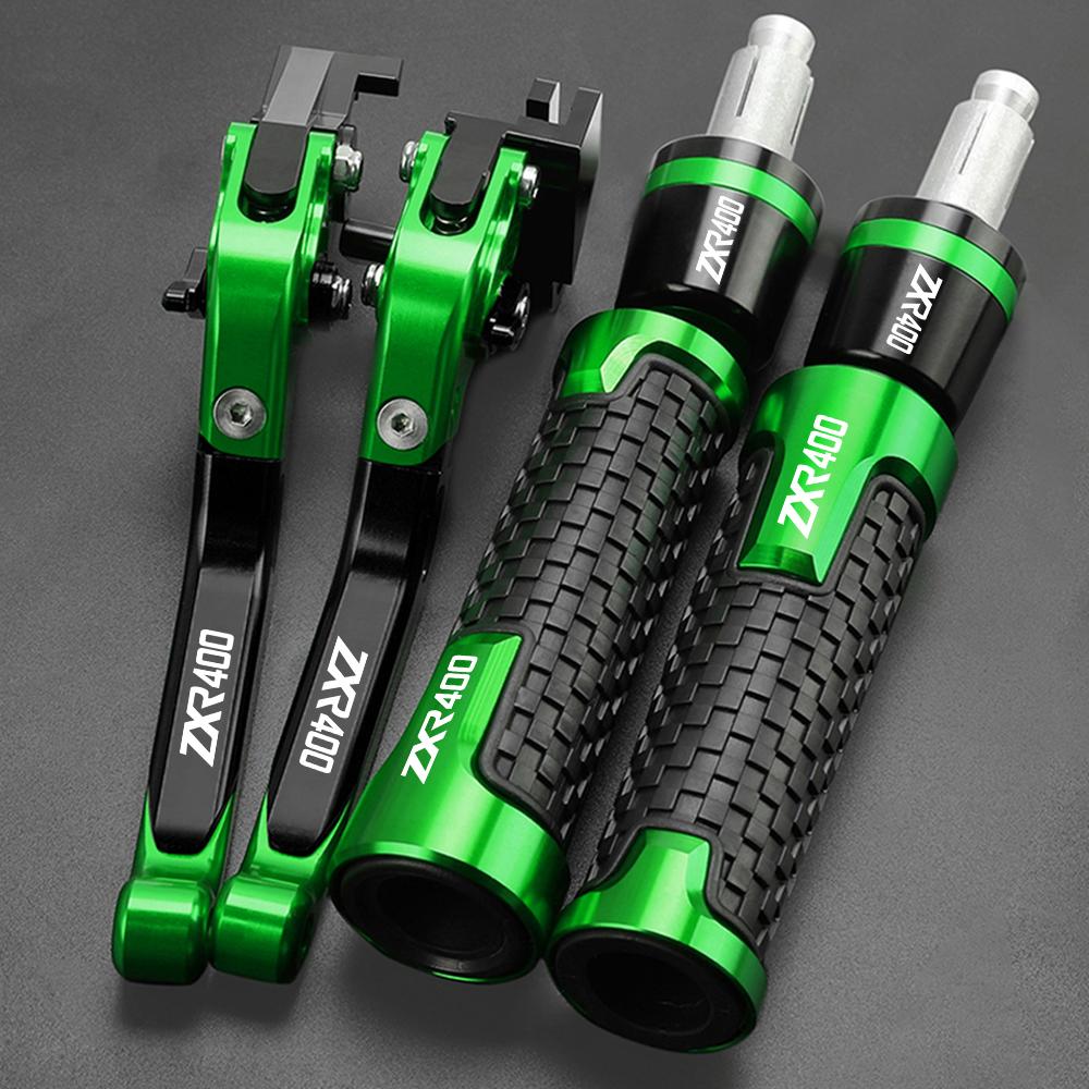 For KAWASAKI ZXR400 ZXR 400 ALL YEARS 2022 Motorcycle Accessories Adjustable Brake Clutch Lever Handle Bar Hand Grips