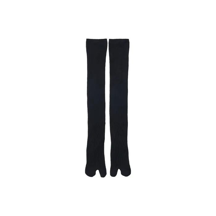 Ribbed Tabi Knee Socks_4 color