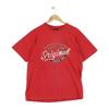 Camiseta Harley-Davidson Vintage Talla L Hombre Rojo Estampado de Puntada Única