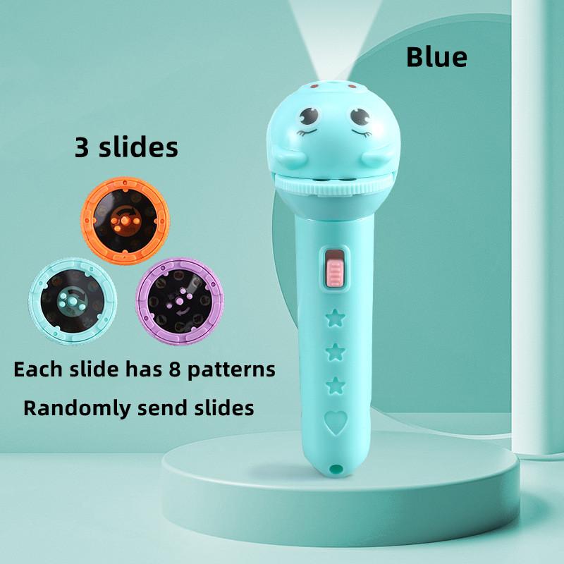 Flashlight Toys For Children Glowing Animals Projection Flashlights Baby Early Education Cute Cartoon Fun Boys Girlsbooth Gifts