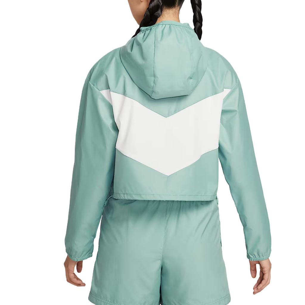 Nike Sportswear Jackets Women's Gunmetal Gray/Sail White/Sail White Hooded Moderate Other HJ1183-017