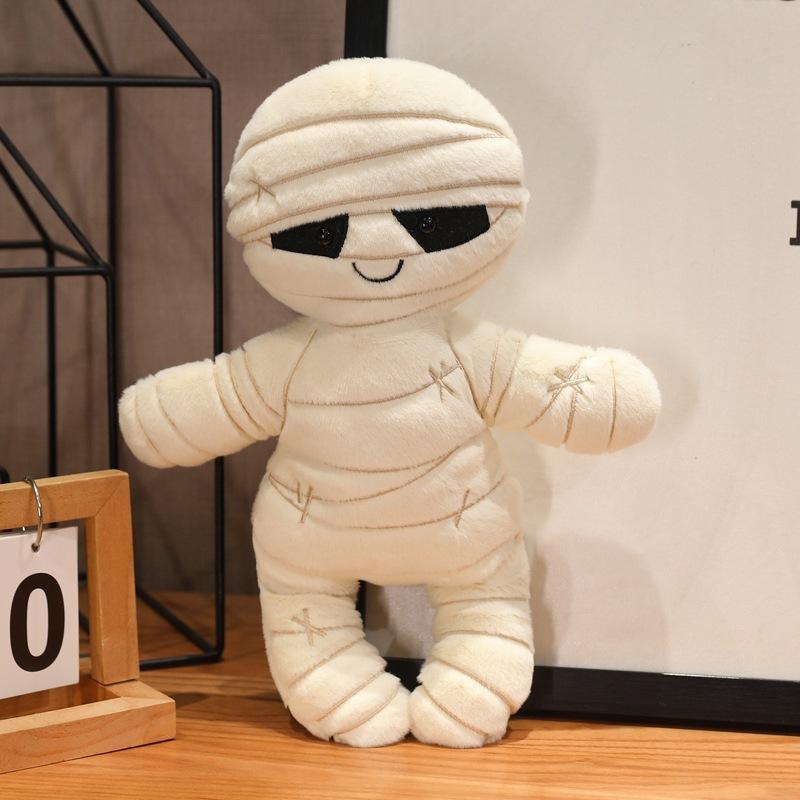 Halloween Plush Toys Pumpkin Skeleton Bob Mummy Stuffed Animal Decoration Comfort Toy Funny Creative Gift