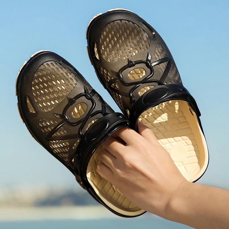 New Men's Sandals Summer Flip-Flops Slippers Men's Outdoor Beach Casual Shoes Sandals Water Shoes